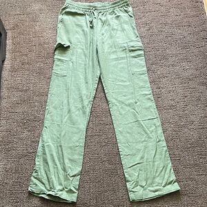 Love Tree sage green Drawstring Pants